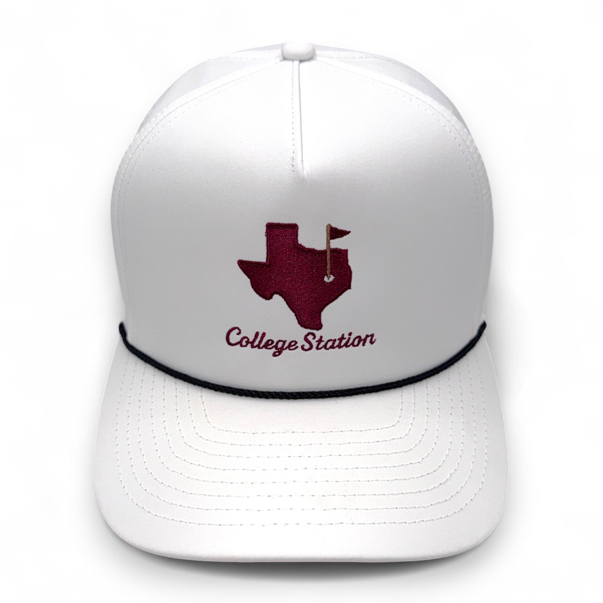 The College Station Gameday Hat – Embroidered Rope Cap