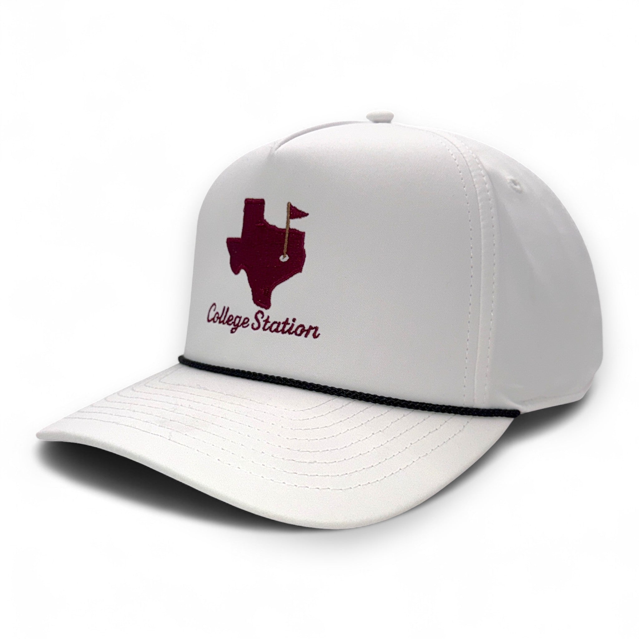 The College Station Gameday Hat – Embroidered Rope Cap